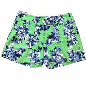 J. Crew Factory Floral Print Pleated Shorts SZ 00